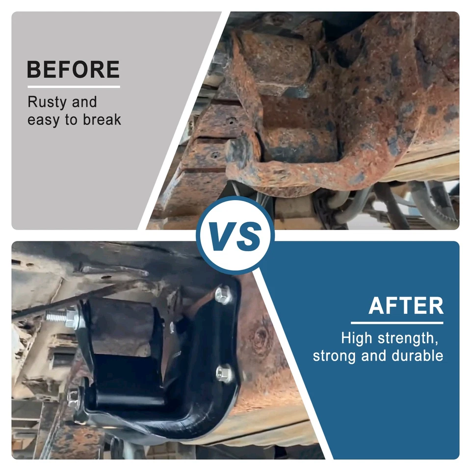 Rear Leaf Spring Shackle Hanger Bracket kit For Ford Bronco/F-150/F-250/F-350 US - Изображение 3 из 4