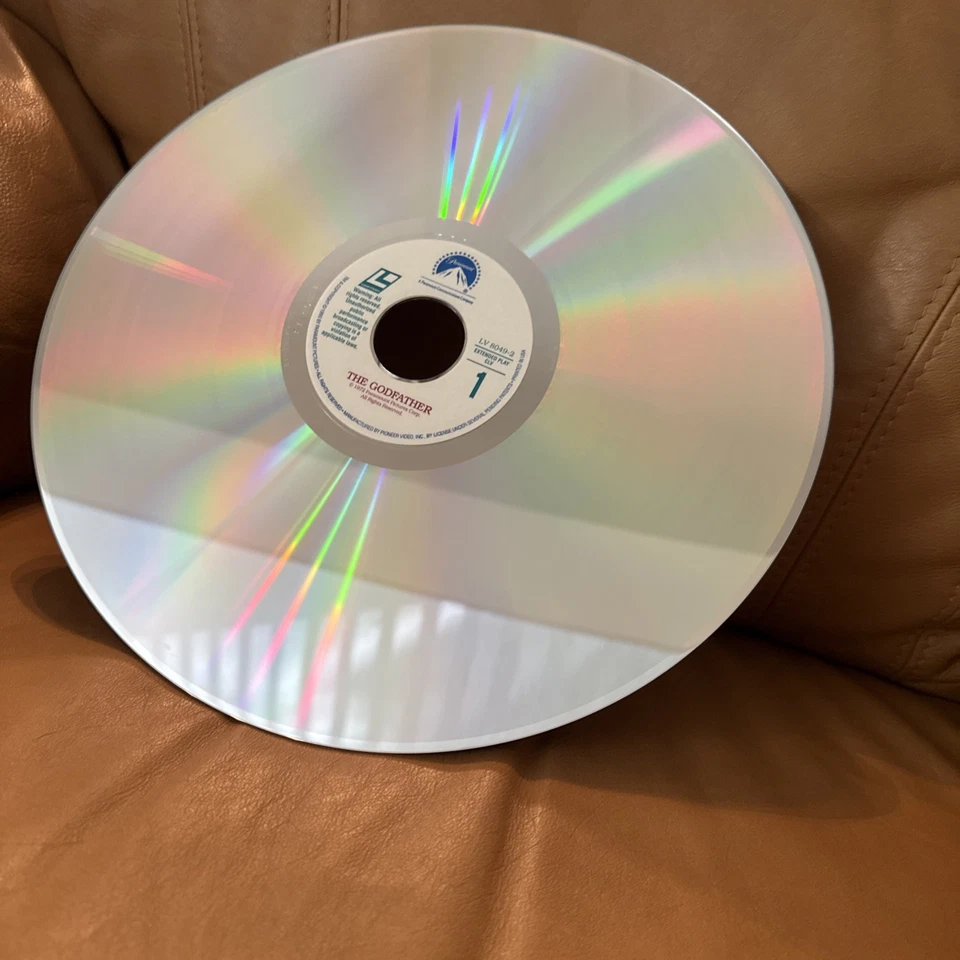 💿 The Godfather LaserDisc (Marlon Brando) 1990 - Extended Play Edition Like New - Image 3 of 4