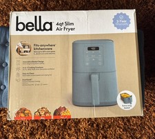 Bella 4qt Slim Air Fryer Surf Compact Digital Air Fryer