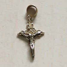 GCJ George Carter Jessop 14K Solid Gold Cross Pendant 