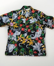 Vintage Dagger Collar Short Sleeve 70s 80s Hawaiian Floral Ultressa Shirt