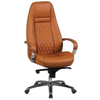 Amstyle Bürostuhl AUSTIN Echtleder Caramel Chefsessel Schreibtischstuhl Leder