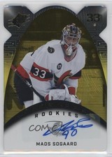 2022-23 SPx HoloGraphs Rookies Gold 6/25 Mads Sogaard #HGR-MS Auto 4f5