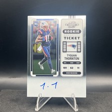 2022 Panini Contenders Optic Rookie Ticket RPS Tyquan Thornton #138 Auto