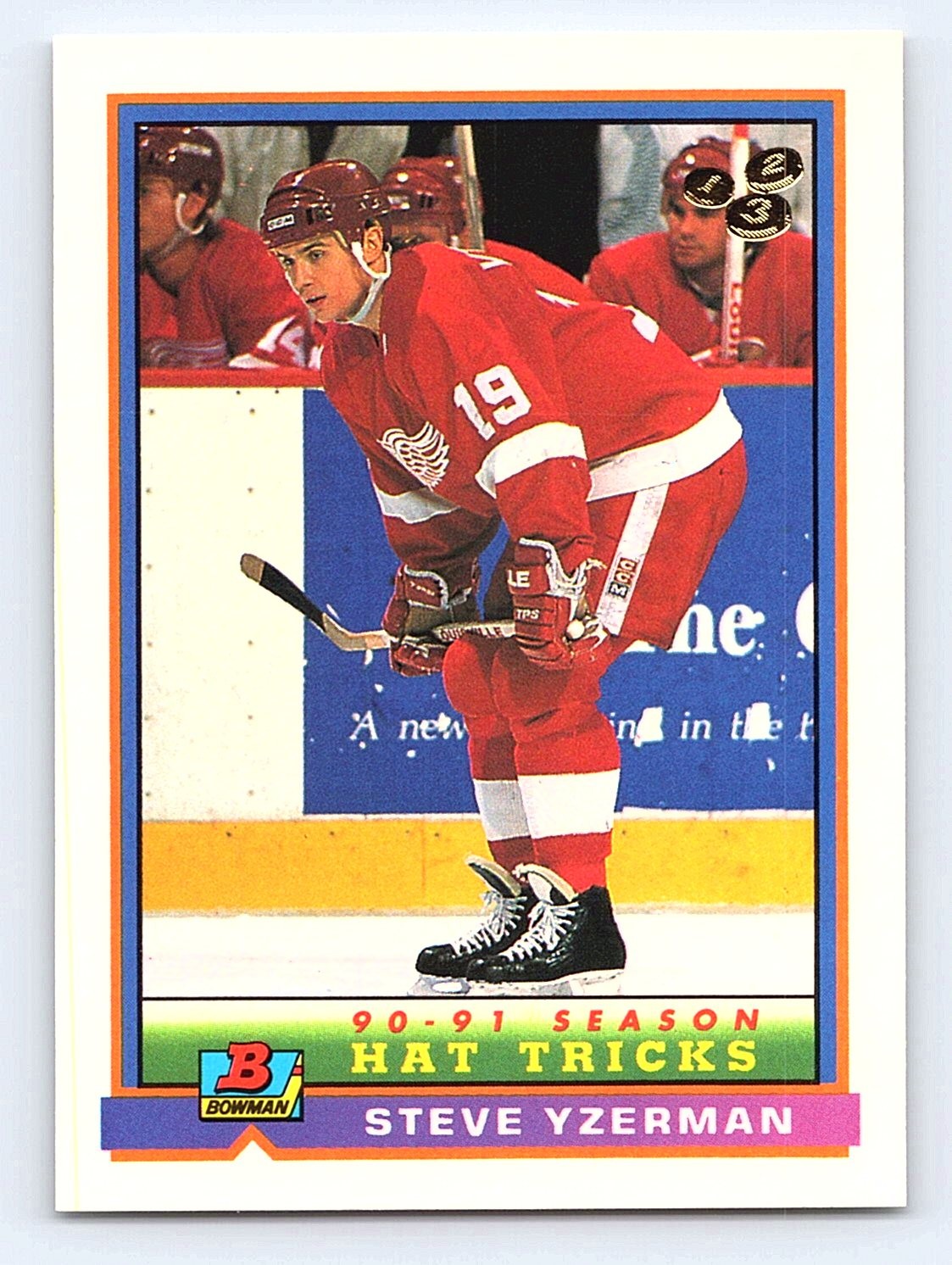 1991-92 Bowman #41 Steve Yzerman