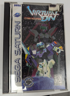 Virtual On Cyber Troopers Sega Saturn Game Disc Complete In Box 1996