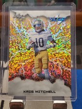 2025 Leaf Flash Kris Mitchell 1/1 Pre-Production Proof Gold Sparkle