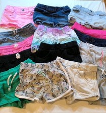 LOT OF 15 Girl 4T Various Brands  Shorts Deni...