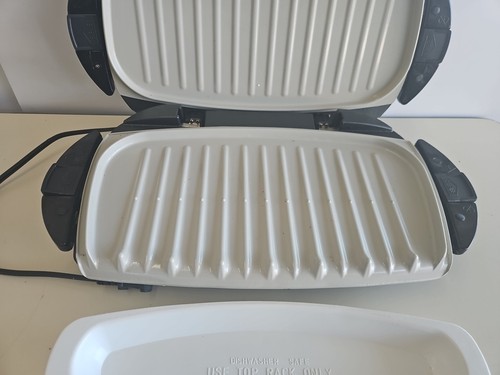 George Foreman GRP472P 5-Serving Grill & Panini Press Works Great - Picture 4 of 9