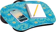 Mystyle Portable Lap Desk with Cushion - Starry Blue - Fits up to 15.6 Inch Lapt