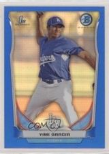 2014 Bowman Prospects Chrome Blue Refractor 171/250 Yimi Garcia #BCP70 0c2