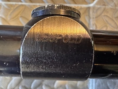 Leupold M8-4x Fixed Glossy Rifle Scope Duplex Reticle, 1984.