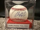 Aroldis Chapman Autographed Baseball 105.1 MPH Inscription