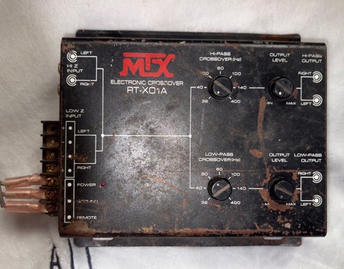 MTX RT-XO1A  Electronic Crossover Used, Scratches, Rust
