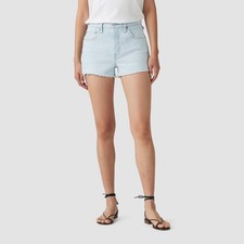 Levi's Women's 501 Original Shorts High Rise Stretch Denim