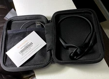 AfterShokz OpenComm ASC100 Stereo Bone Conduction Wireless Headset - Black