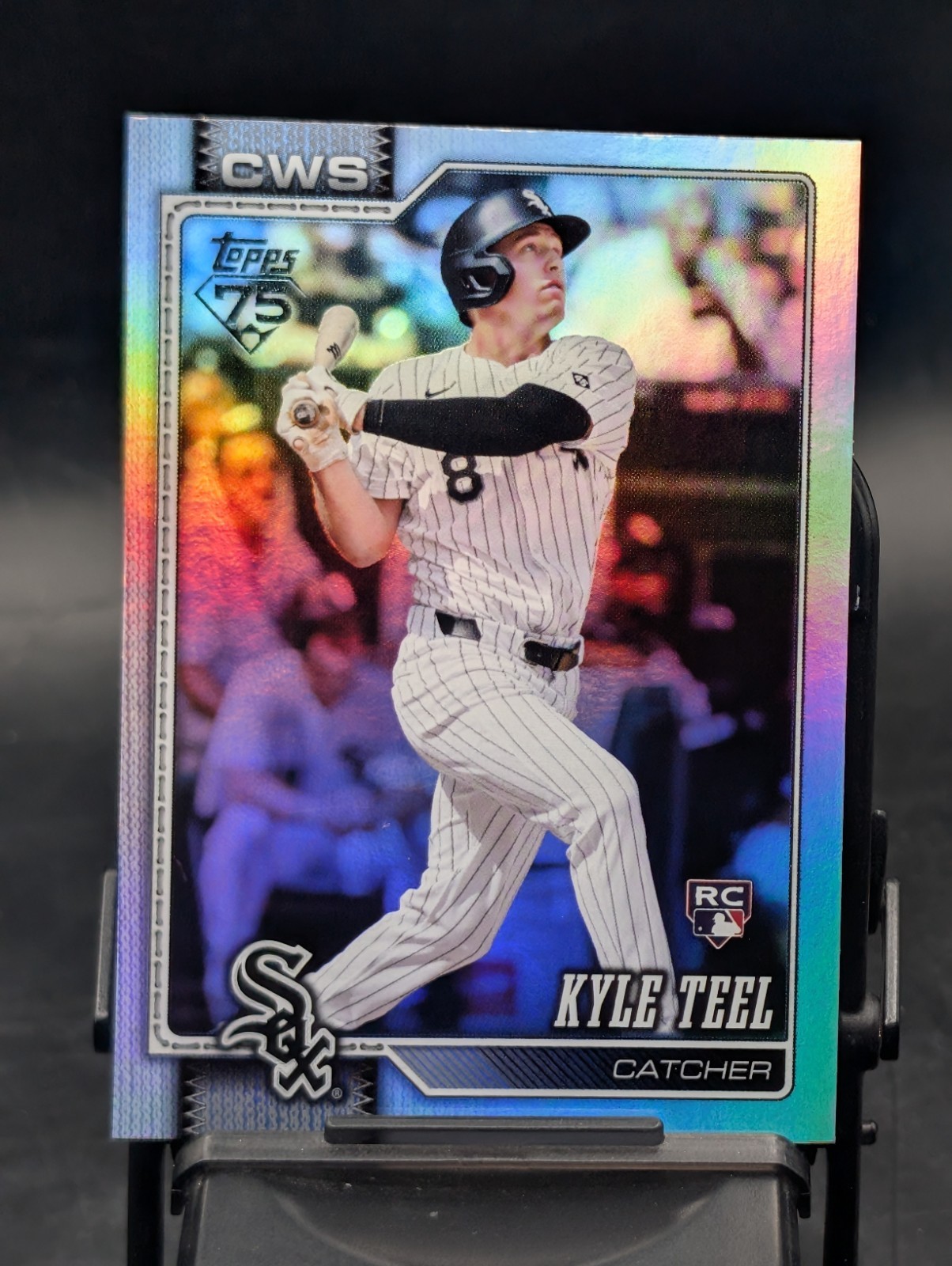 2026 Topps Series 1 Kyle Teel RC #201 Rainbow Foil 