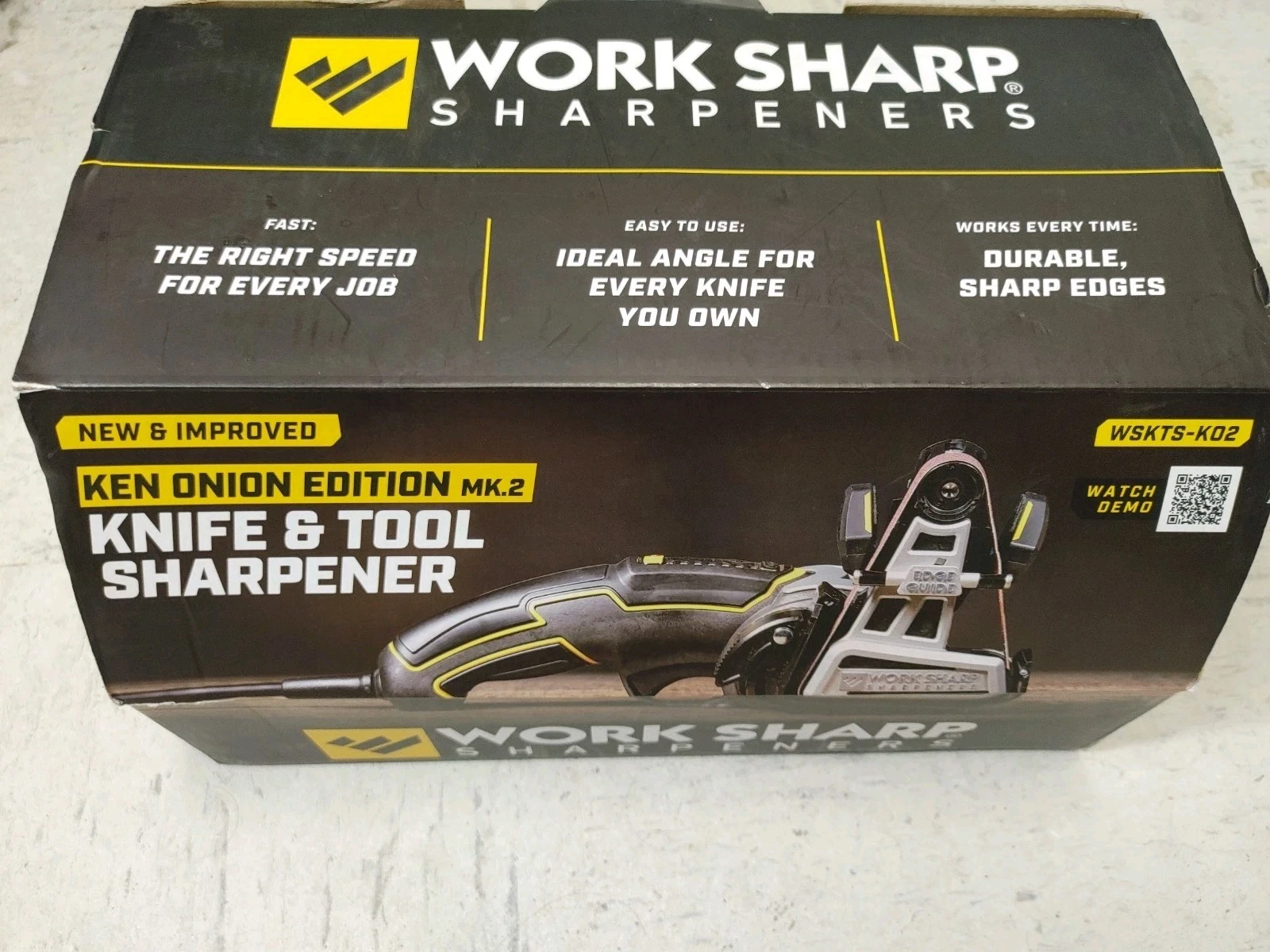 Work Sharp MK.2 Ken Onion Edition Knife and Tool Sharpener WSKTS-K02 - NEW