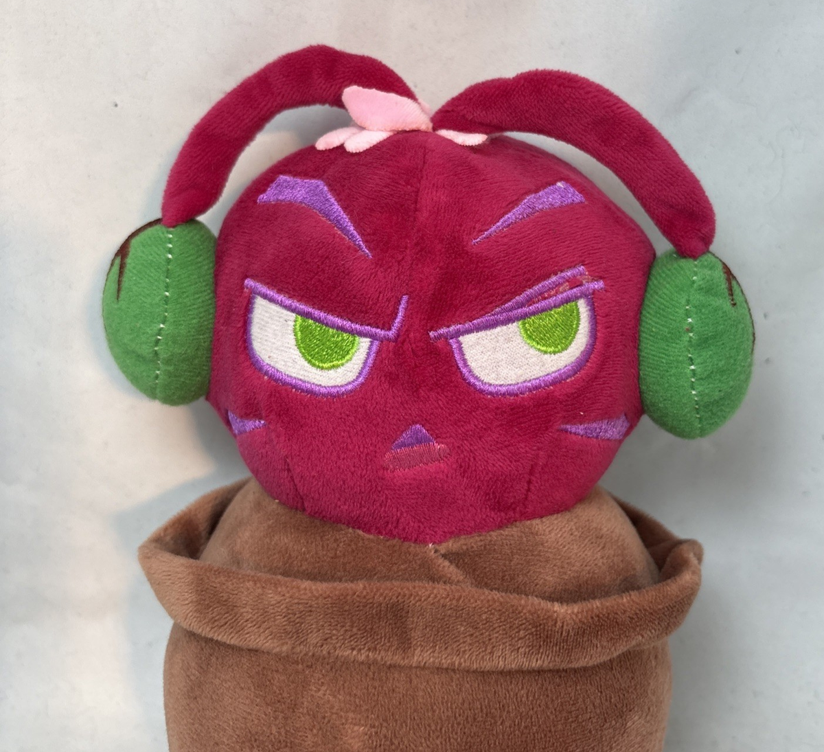 Plants vs Zombies Plush Potted Phat Beet Soft Stuffed Toy | eBay