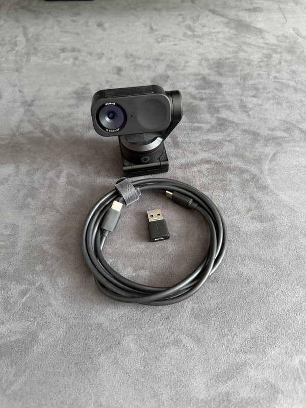 Insta360 - Link 2 PTZ 4K Webcam for Conferencing, Gaming & Streaming, 1/2" Se...