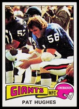 Pat Hughes, 1975 Topps, #502, New York Giants,