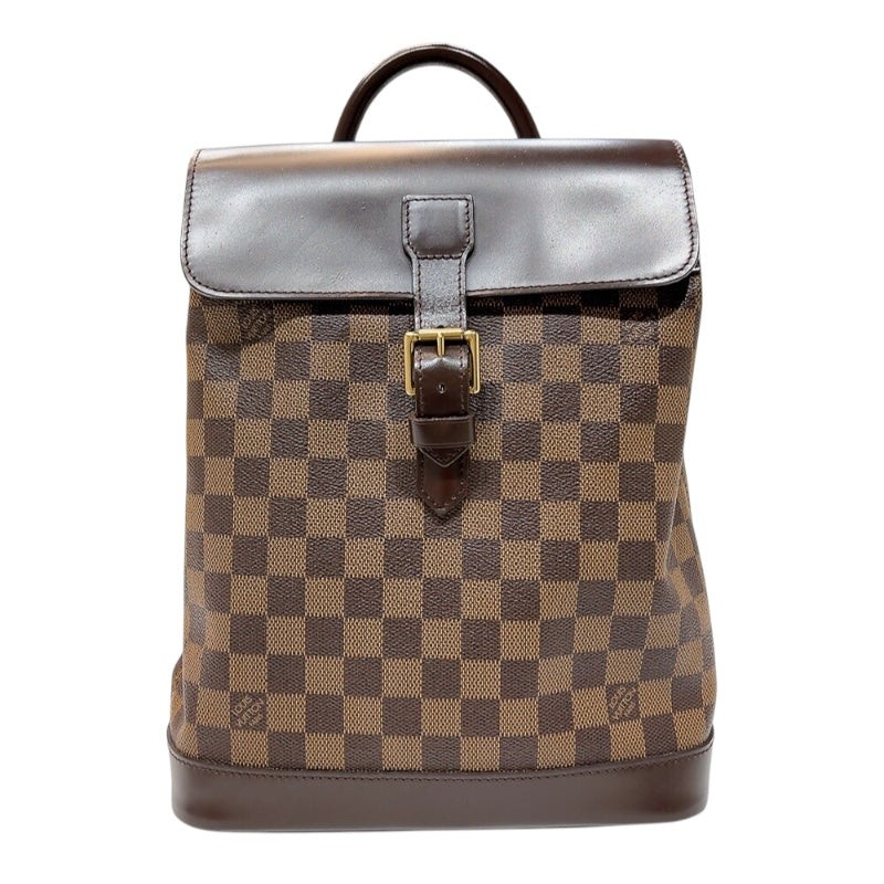 Louis Vuitton Soho N51132 Damier Canvas Backpack Brown GHW 2573