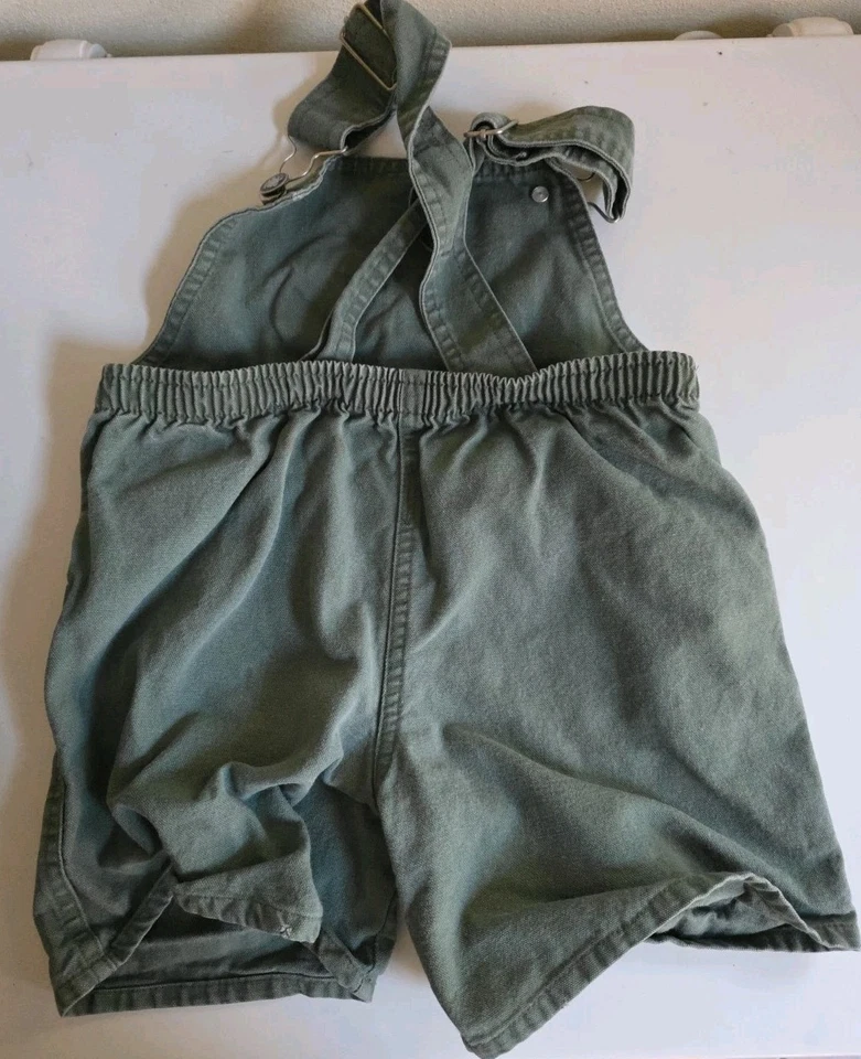 VTG Winnie Pooh Tigger Toddler Overalls Sz 3T Embroidered Disney Fishing  - Image 2 of 3