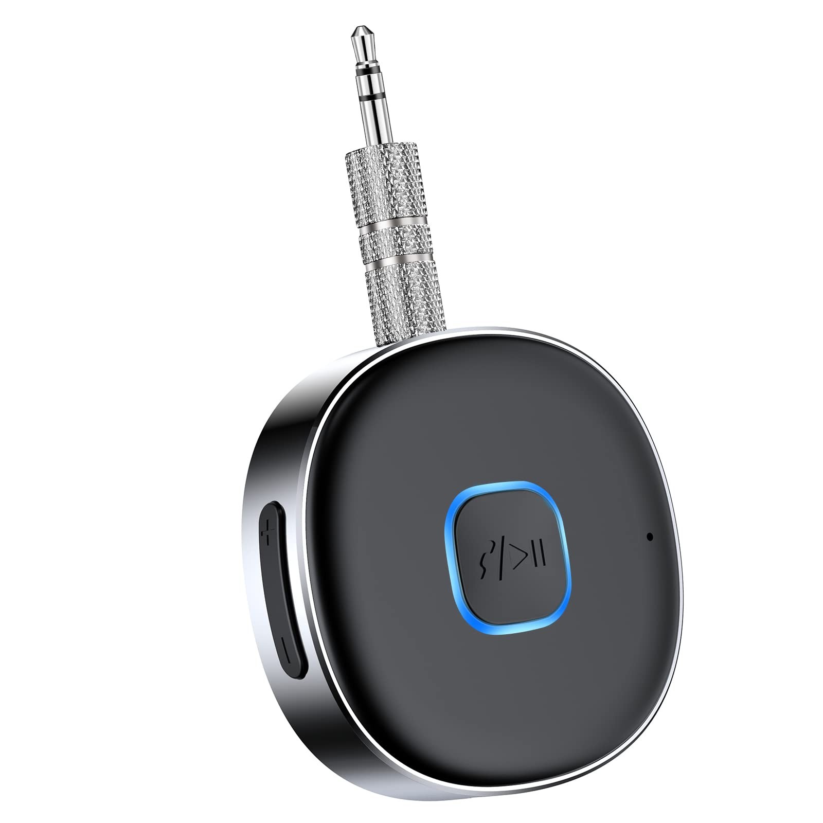Wireless Bluetooth 5.0 Car Receiver with 3.5mm Aux for Hands-Free Audio Streaming