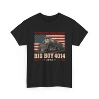 Big Boy 4014 Shirt, Steam Locomotive Railroad Train Engine Shirt
