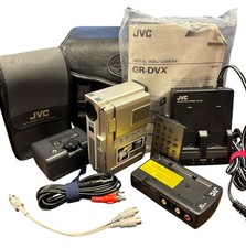 MINT SUPER RARE JVC GR-DVXU MiniDV Camcorder Lot Bundle  Needs Battery Vintage