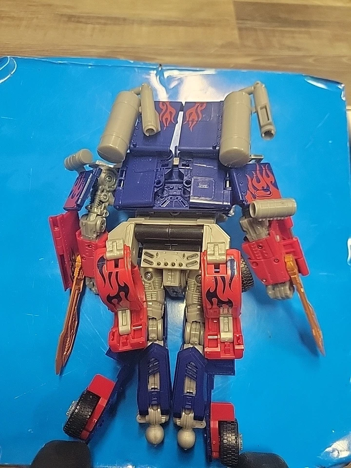  Tested working incomp Revenge Fallen Leader Class Optimus Prime Transformers  - Image 3 of 4