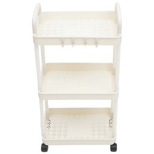 Kitchen Rolling Cart Pantry Bathroom Storage Trolly Wheel Trolley