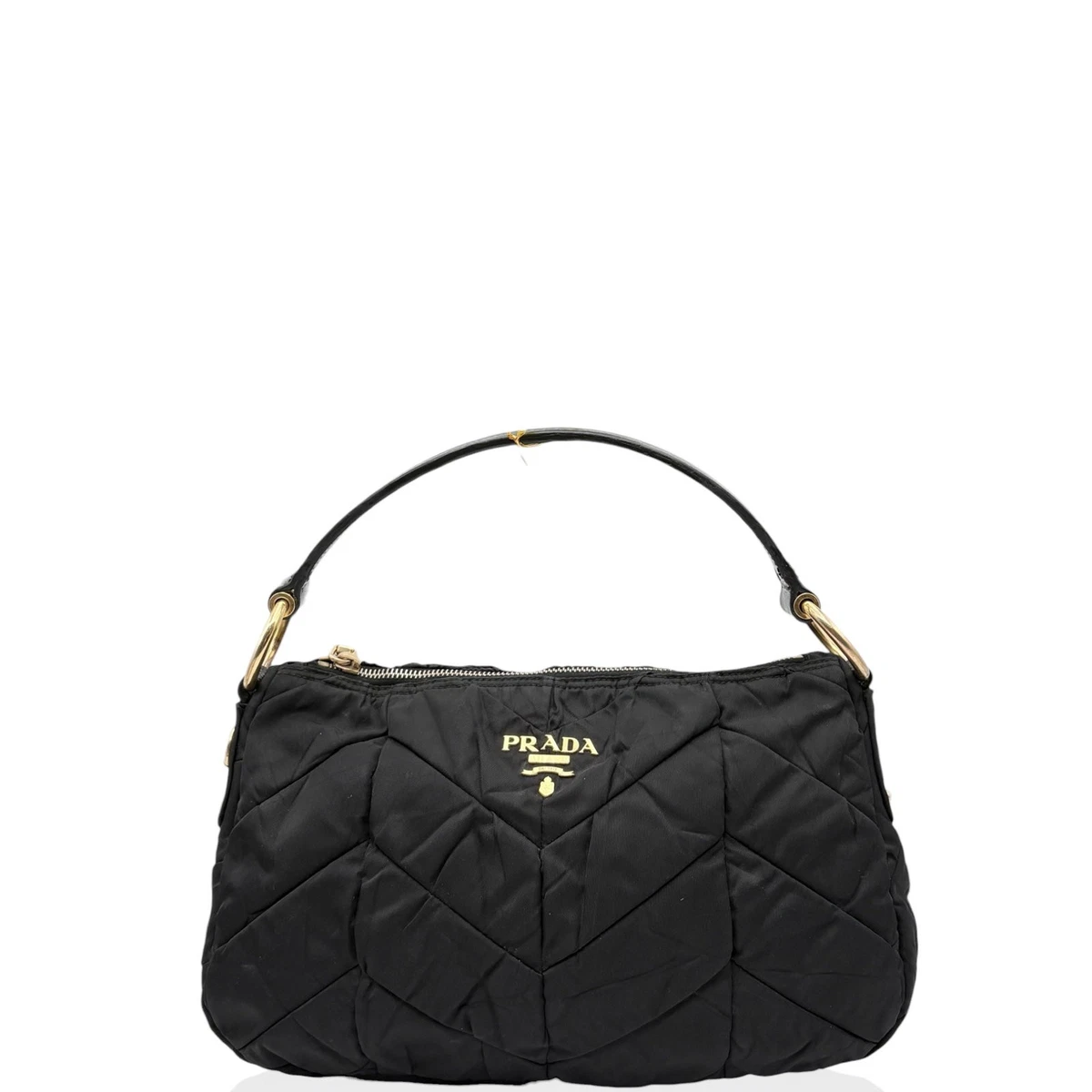 PRADA Black Nylon Exterior Bags & Handbags for Women for sale - eBay