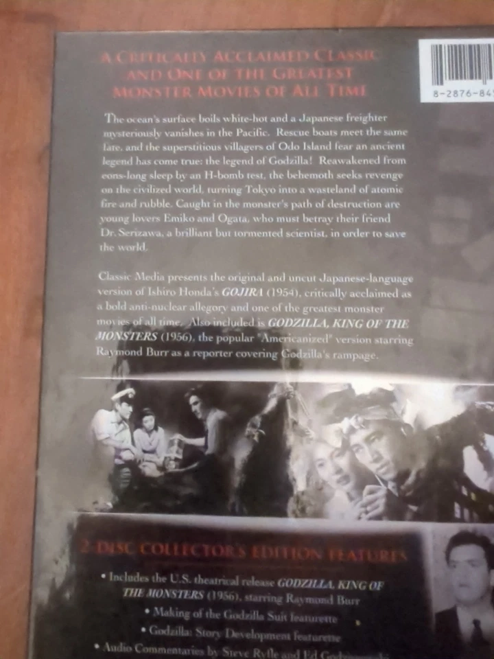 Gojira (DVD, 2006, 2-Disc Set, Original + American Versions) Book Version  - Image 3 of 4