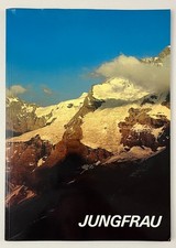1990s Jungfrau Mountain Switzerland Skiing Winter Sports Vintage Travel Booklet