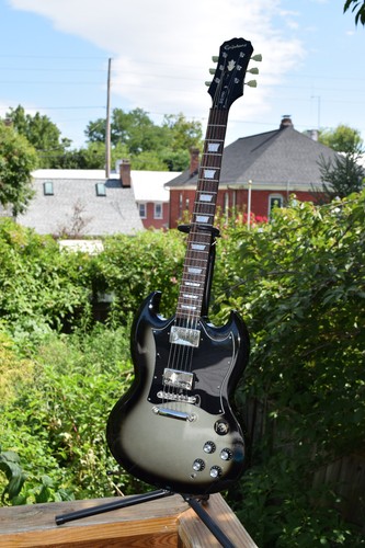 2012 Epiphone SG Pro - Custom Shop -  MIK - Silverburst -  HSC