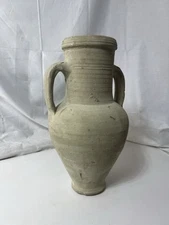 Primitive Earthenware Vessel/Jug/Ewer/Pitcher/Urn Rustic Natural  Clay 15”