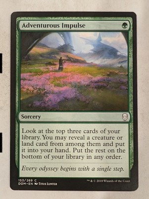 Adventurous Impulse - Dominaria - Magic the Gathering MTG Nice!