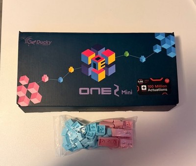 Ducky One 2 Mini RGB 60% Mechanical Keyboard, Cherry RGB Red Switches