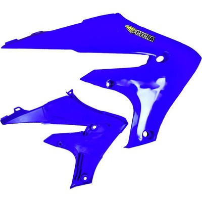 Cycra Powerflow Radiator Shrouds - Blue 1CYC-1784-62