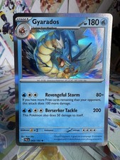 Carta Pokemon Gyarados 043/193 Holo Rara Scarlatta e Viola Paldea Evoluta 2023