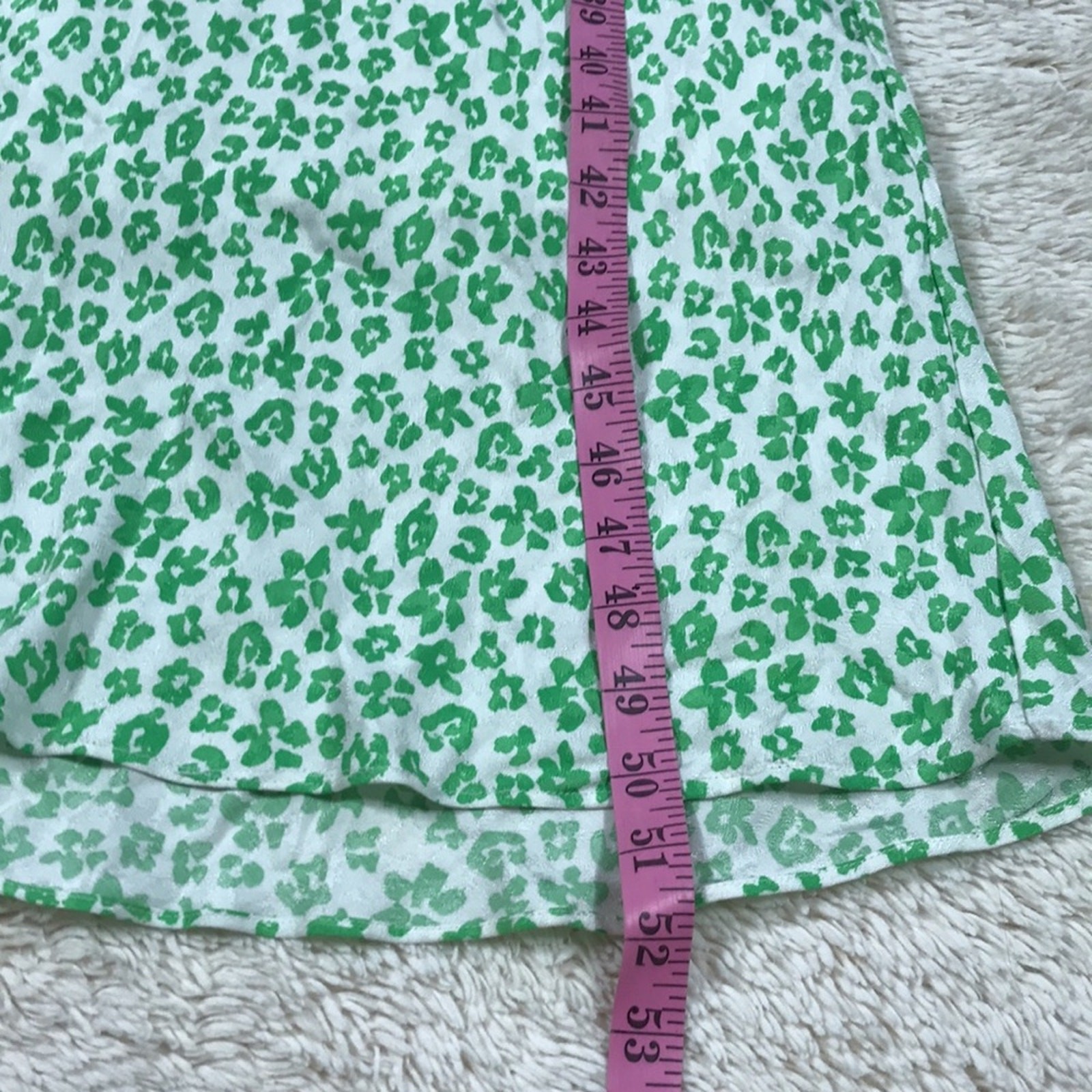 NWT RIXO for Target Leopard Ruffle Slip Dress Women's Small Sundress