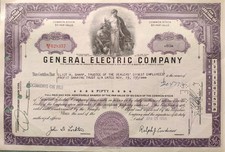 Historische Wertpapiere: General Electric Company - 50 Shares