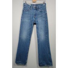 Abercrombie Kids 16 Slim Kilburn Low Rise Bootcut Jeans Blue