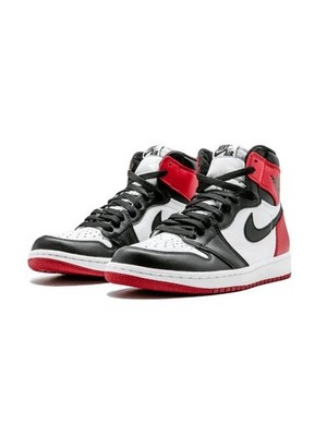 Jordan Air Jordan 1 Retro High OG Black Toe Black White Red High Top Sneaker