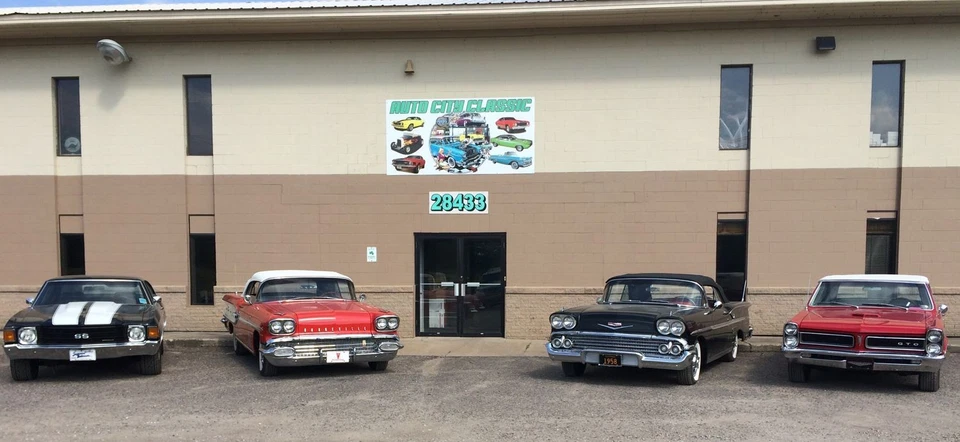 Mopar A B E Cuerpo Delantero Potencia Disco Freno Conversión 5 Sobre 4.5 Cromo Foto 2 de 4