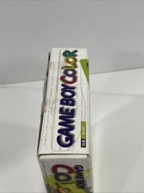 GAME BOY COLOR Nintendo Kiwi Lime Green W/ BOX & Inserts RARE