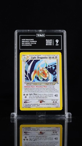 Light Dragonite (Unlimited) graded TAG 9 for sale on eBay