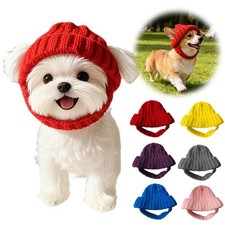 Dog Beanie Dog Santa Hat For Dog Cat,Pet Winter Hat Medium For Small Cat、 K9H0