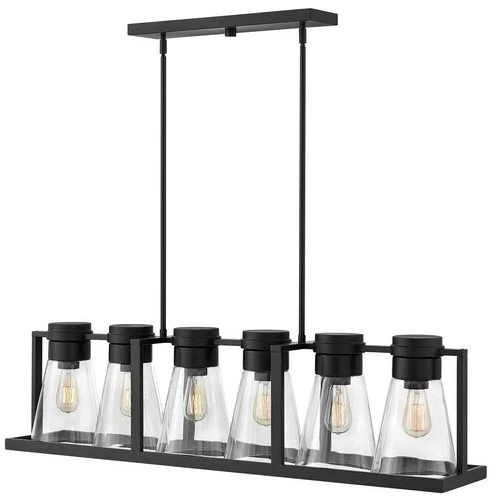 Hinkley Refinery 43 3/4"W Black Kitchen Island Light Pendant - Picture 2 of 4